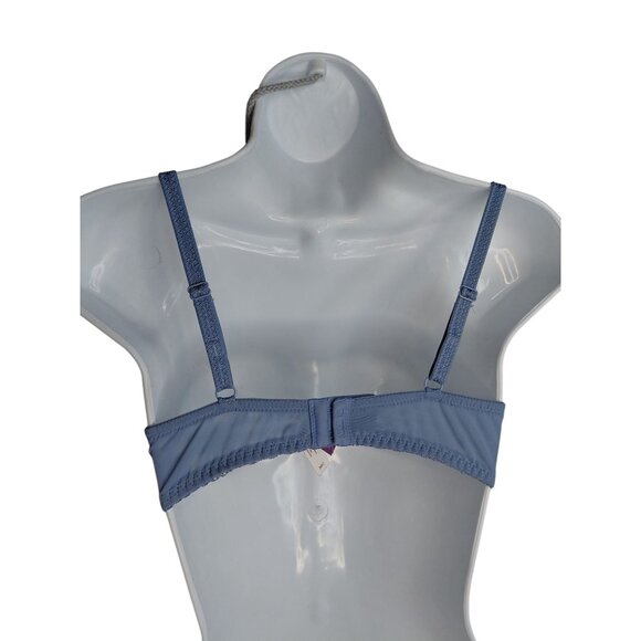 Adore Me Lace Underwire Bra 36C In Blue - Picture 2 of 5